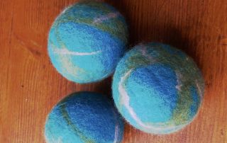 Wasdrogerballen blauw