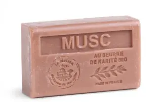 Omvilt Shea Butter zeepje met musk geur